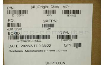 Lenovo 5C11C12653 FRU TP FFC F P0.5 PAD=0.3 M/B