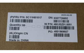 Lenovo 5C11H81517 FRU CAMERA cable 13W YOGA GEN2