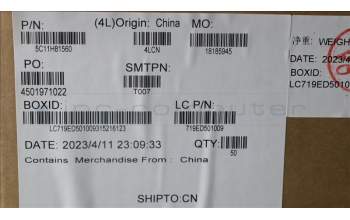 Lenovo 5C11H81560 FRU CABLE KX3D1_EDP_30_LP_T