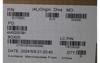 Lenovo 5C11P26233 CABLE FRU M/B CAMERA CABLE PC