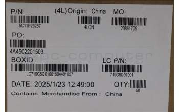 Lenovo 5C11P26287 FRU CABLE MSF50_IO FPC HDMI HY