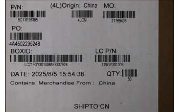 Lenovo 5C11P26385 CABLE MPV60 M/B PWR COAX+TFL