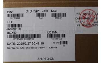 Lenovo 5C11R02328 CABLE-FPC,FORCEPAD,WWAN