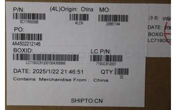 Lenovo 5C11R60086 USB-C 4 in1 hub Gen2