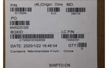 Lenovo 5C11R83441 CABLE,FPC,FPR