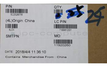 Lenovo 5C20Q89766 CAMERA L81BV 1.0M W/RemovableTape