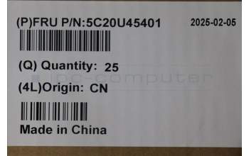 Lenovo 5C20U45401 5M RGB+IR CAM OV BSN