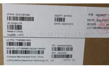 Lenovo 5C21D67582 Camera,FHD,USB,2MIC,UF,Ccy