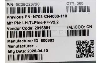 Lenovo 5C28C23720 TB310 F_Camera_2M&*N703-CH4000-110 CS