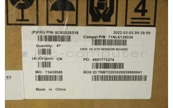 Lenovo 5C50S25318 CARDPOP Sensor_Board C 82S9