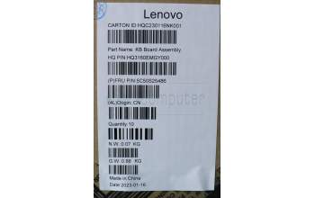 Lenovo 5C50S25486 CARDPOP Sensor_Board H 83AL