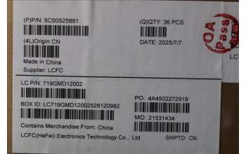 Lenovo 5C50S25881 CARDPOP CARDPOP L 83L0 IO/B MAIN