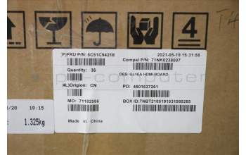 Lenovo 5C51C94218 CARDPOP FRU CARDPOP HDMI IO Board