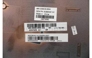 Lenovo COVER Lower Case W Flex3-1570 Black for Lenovo Yoga 500-15ISK (80R6)