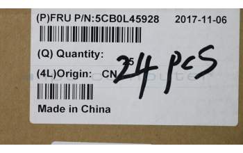 Lenovo 5CB0L45928 COVER Hinge_Cover C 80S7 Black