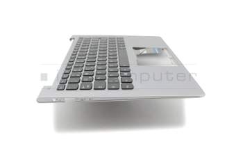 5CB0L47219 original Lenovo keyboard incl. topcase DE (german) black/silver with backlight