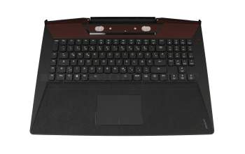 5CB0M56035 original Lenovo keyboard incl. topcase DE (german) black/black with backlight