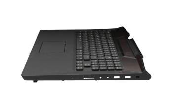 5CB0M56035 original Lenovo keyboard incl. topcase DE (german) black/black with backlight