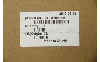 Lenovo 5CB0N00199 COVER Upper Case L 80WK W/KB SP BL