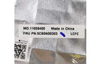 Lenovo 5CB0N00303 COVER Upper Case L 80WK W/KB CZ-SK BL