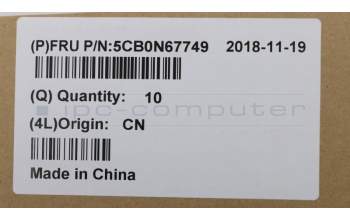 Lenovo 5CB0N67749 COVER Hinge Cover C 80X8 M