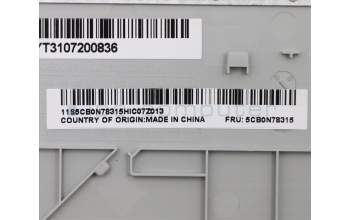 Lenovo 5CB0N78315 COVER UpperCaseC80X4 MGRW/KBNFPNBL CZ-SK