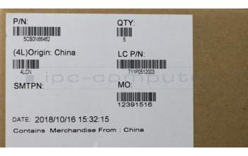 Lenovo 5CB0N86462 HINGE CAP 15TL80XL ONYX BLACK PAINTING