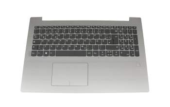 5CB0N86492 original Lenovo keyboard incl. topcase DE (german) grey/silver (Fingerprint)