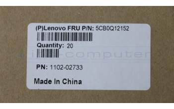 Lenovo 5CB0Q12152 COVER Hinge Cover B 81B5 Black Middle