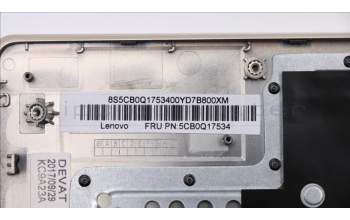 Lenovo 5CB0Q17534 COVER UpperCase 3N 81AK GD W/KB+AUX HEB