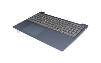 5CB0R07349 original Lenovo keyboard incl. topcase DE (german) grey/blue