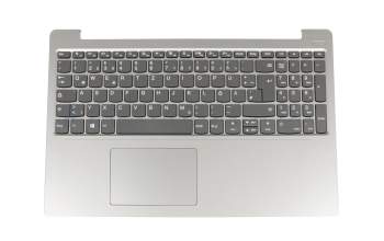 5CB0R07388 original Lenovo keyboard incl. topcase DE (german) grey/silver