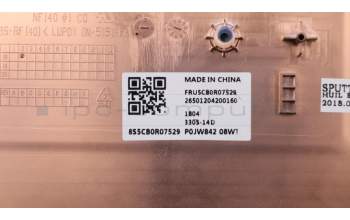 Lenovo 5CB0R07529 COVER LowerCase 3N 81F4 Liquid Blue