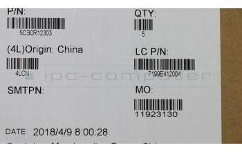 Lenovo 5CB0R12303 COVER Hinge Cover L 81EV LB