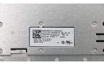 Lenovo 5CB0R16513 COVER UpCaseASM W/KB L81DC PG ITA