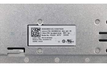 Lenovo 5CB0R16651 COVER UpCaseASM W/KB L81DC PG EURO ENG