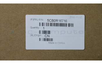 Lenovo 5CB0R16716 COVER UpCaseASM W/KB L81DC IG EURO ENG