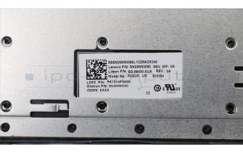 Lenovo 5CB0R16726 COVER UpCaseASM W/KB L81DC IG ENG