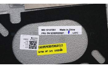 Lenovo 5CB0R33587 COVER LOWER CASE 81D0 GRAPHITE GREY