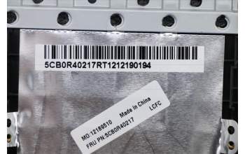 Lenovo 5CB0R40217 COVER UpperCase L 81FV W/KB WH BL FR