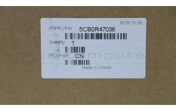 Lenovo 5CB0R47036 COVER UpCaASMW/KB L81FK IG BL ENG