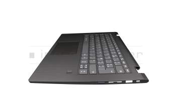 5CB0R47222 original Lenovo keyboard incl. topcase FR (french) grey/grey