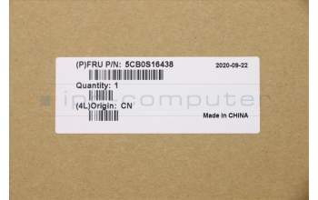 Lenovo 5CB0S16438 COVER Upper Case C 81HE BK W/TPKB BL FR