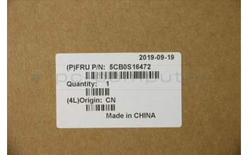 Lenovo 5CB0S16472 COVER Upper Case C 81HH BK W/KBTPBL ND