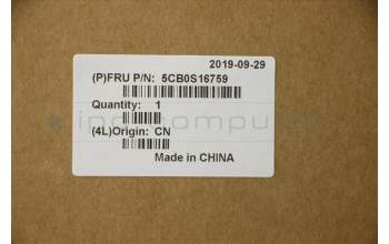 Lenovo 5CB0S16759 COVER Upper Case ASM_US L81MVTEXBKD