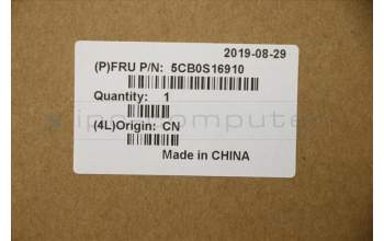 Lenovo 5CB0S16910 COVER Upper Case ASM_CZ-SK L81MVIMRBKD