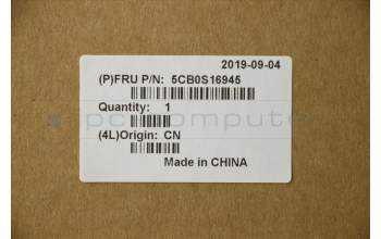 Lenovo 5CB0S16945 COVER Lower Case L 81MU BK TEX DIS