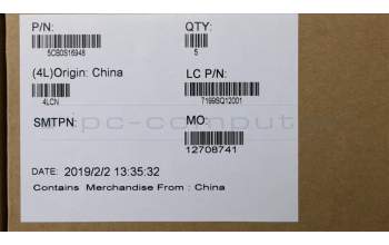 Lenovo 5CB0S16948 COVER Hinge Cover L 81MU BK