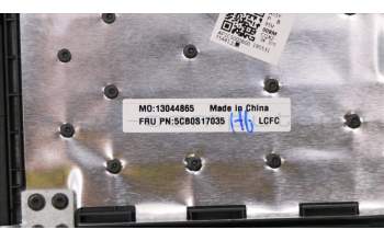 Lenovo 5CB0S17035 COVER Upper Case ASM_US L81MUBKTEXD