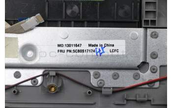 Lenovo 5CB0S17174 C-Cover with keyboard,Nordic,Platinum Grey,Non_Backlight